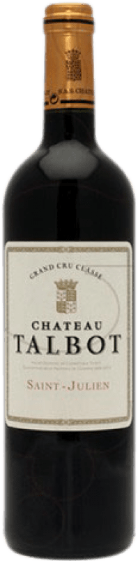 227,95 € Kostenloser Versand | Rotwein Château Talbot A.O.C. Saint-Julien Bordeaux Frankreich Merlot, Cabernet Sauvignon, Petit Verdot Magnum-Flasche 1,5 L
