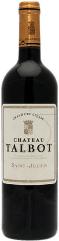 237,95 € Kostenloser Versand | Rotwein Château Talbot A.O.C. Saint-Julien Bordeaux Frankreich Merlot, Cabernet Sauvignon, Petit Verdot Magnumflasche 1,5 L