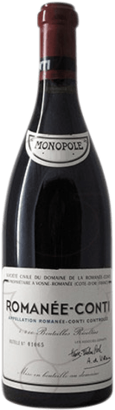 27 592,95 € Free Shipping | Red wine Romanée-Conti A.O.C. Romanée-Conti Burgundy France Pinot Black Bottle 75 cl