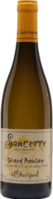 26,95 € Envio grátis | Vinho branco Gérard Boulay Crianza A.O.C. Sancerre Loire França Sauvignon Branca Garrafa 75 cl