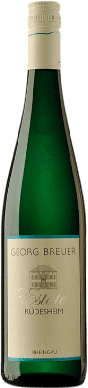 21,95 € 免费送货 | 白葡萄酒 Georg Breuer Auslese — 精选葡萄酒 Crianza — 陈酿 Q.b.A. Rheingau 德国 Riesling — 雷司令 瓶装 75 cl