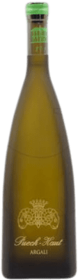 16,95 € 免费送货 | 白酒 Château Puech-Haut Argali Blanco 年轻的 A.O.C. Côtes du Roussillon 朗格多克 - 鲁西荣 法国 Muscat, Sauvignon White, Vermentino 瓶子 75 cl