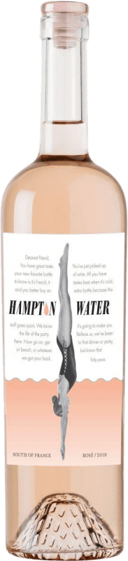 24,95 € 免费送货 | 玫瑰酒 Gérard Bertrand Jon Bon Jovi Hampton Water 年轻的 I.G.P. Vin de Pays Languedoc 朗格多克 法国 Syrah, Grenache, Monastrell, Cinsault 瓶子 75 cl