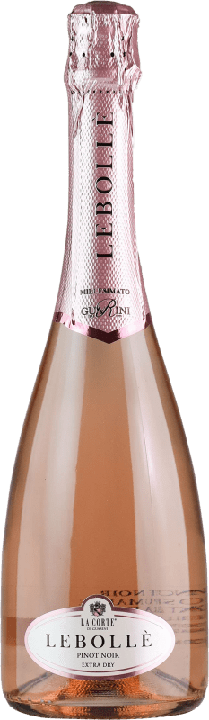 4,95 € 免费送货 | 桃红起泡酒 Losito & Guarini Lebollé Seco — 干型 意大利 Pinot Noir — 黑皮诺 75 cl