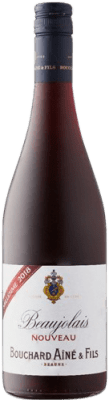 8,95 € Envío gratis | Vino Tinto Bouchard Aîné Nouveau Joven A.O.C. Beaujolais Beaujolais Francia Gamay 75 cl
