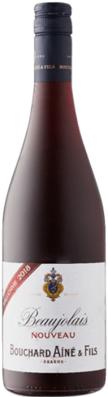 7,95 € Free Shipping | Red wine Bouchard Ainé Nouveau Young A.O.C. Beaujolais Beaujolais France Gamay Bottle 75 cl