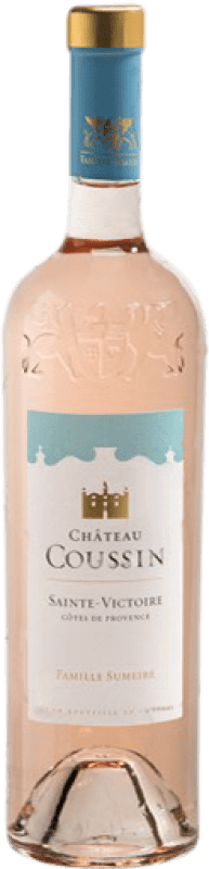 17,95 € 免费送货 | 玫瑰酒 Château Coussin Rosado 年轻的 A.O.C. Côtes de Provence 普罗旺斯 法国 Syrah, Grenache 瓶子 75 cl