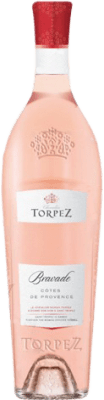 16,95 € Kostenloser Versand | Rosé-Wein Torpez Saint-Tropez Bravade Rosado Jung A.O.C. Côtes de Provence Provence Frankreich Syrah, Grenache, Monastrell, Mazuelo, Carignan, Cinsault, Tibouren Flasche 75 cl