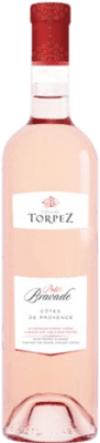 10,95 € Kostenloser Versand | Rosé-Wein Torpez Saint-Tropez Petite Bravade Rosado Jung A.O.C. Côtes de Provence Provence Frankreich Syrah, Grenache, Monastrell, Mazuelo, Carignan, Cinsault, Tibouren Flasche 75 cl