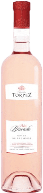 10,95 € Kostenloser Versand | Rosé-Wein Torpez Saint-Tropez Petite Bravade Rosado Jung A.O.C. Côtes de Provence Provence Frankreich Syrah, Grenache, Monastrell, Mazuelo, Carignan, Cinsault, Tibouren Flasche 75 cl