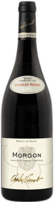 18,95 € 免费送货 | 红酒 Charles Vienot 年轻的 A.O.C. Morgon 法国 Pinot Black, Gamay 瓶子 75 cl