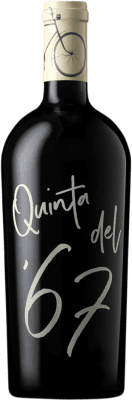 15,95 € Бесплатная доставка | Красное вино Quinta del 67 Crianza — Крианса D.O. Almansa Castilla la Mancha y Madrid Испания Garnacha — Гренаш 75 cl