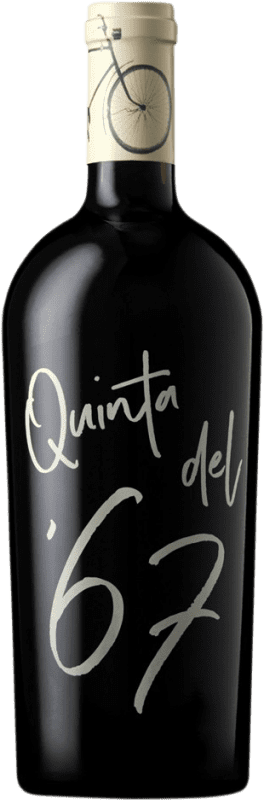 16,95 € Envío gratis | Vino Tinto Quinta del 67 Crianza D.O. Almansa Castilla la Mancha y Madrid España Garnacha Botella 75 cl