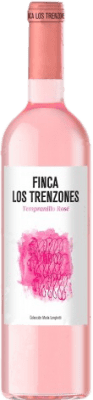 8,95 € 免费送货 | 玫瑰酒 Condesa de Leganza Finca los Trenzones Rosado 年轻的 D.O. La Mancha 卡斯蒂利亚 - 拉曼恰 西班牙 Tempranillo 瓶子 75 cl