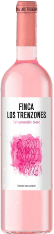 8,95 € 免费送货 | 玫瑰酒 Condesa de Leganza Finca los Trenzones Rosado 年轻的 D.O. La Mancha 卡斯蒂利亚 - 拉曼恰 西班牙 Tempranillo 瓶子 75 cl