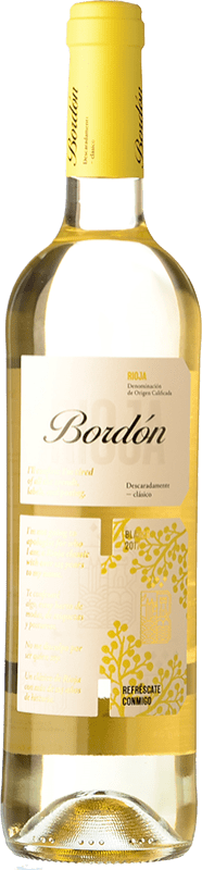 4,95 € Free Shipping | White Wine Bodegas Franco Españolas Bordón Young D.O.Ca. Rioja The Rioja Spain Macabeo Bottle 75 cl