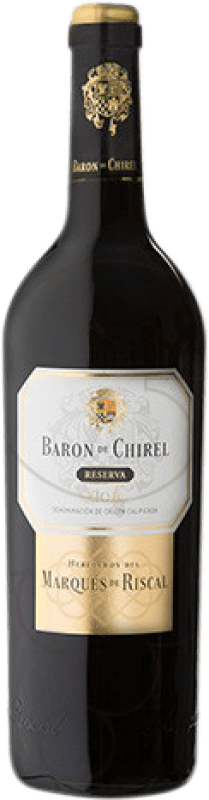 1 197,95 € Kostenloser Versand | Rotwein Marqués de Riscal Baron de Chirel Reserve — Gereift D.O.Ca. Rioja La Rioja Spanien Tempranillo Salmanazar-Flasche 9 L