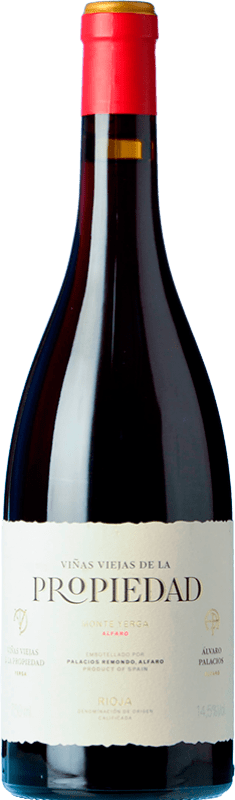 31,95 € Envio grátis | Vinho tinto Palacios Remondo Viñas Viejas de la Propiedad Crianza D.O.Ca. Rioja La Rioja Espanha Grenache Garrafa 75 cl