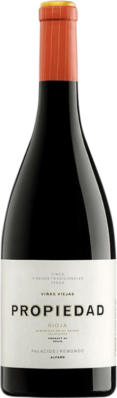 36,95 € Envoi gratuit | Vin Rouge Palacios Remondo Propiedad VV Viñas Viejas — Vieilles Vignes Crianza D.O.Ca. Rioja La Rioja Espagne Garnacha — Grenache Bouteille 75 cl