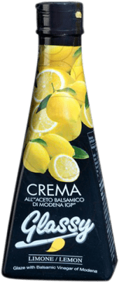 6,95 € Envio grátis | Vinagre Glassy Crema Aceto Balsamico Limone Itália Garrafa Pequena 25 cl