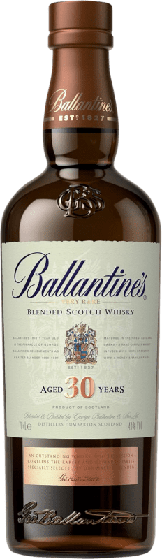 384,95 € Envío gratis | Whisky Blended Ballantine's Reserva Reino Unido 30 Años Botella 70 cl