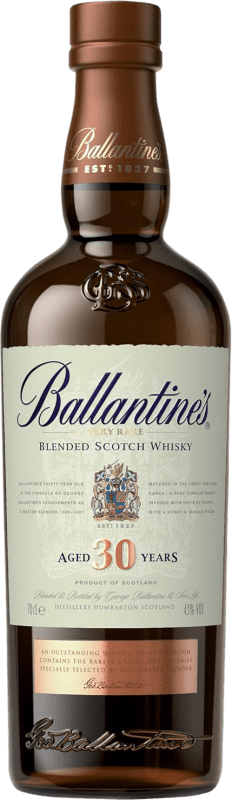 411,95 € Envio grátis | Whisky Blended Ballantine's Reserva Reino Unido 30 Anos Garrafa 70 cl