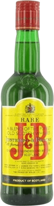 11,95 € Spedizione Gratuita | Whisky Blended J&B Regno Unito Bottiglietta Terzo 35 cl