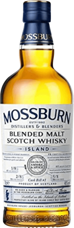 35,95 € Envío gratis | Whisky Single Malt Mossburn Blended Malt Island Highlands Reino Unido Botella 70 cl