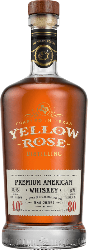 37,95 € Free Shipping | Whisky Blended Yellow Rose Premium Reserve United States Bottle 70 cl