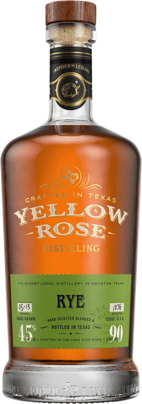 49,95 € Envoi gratuit | Blended Whisky Yellow Rose Rye Réserve États Unis Bouteille 70 cl