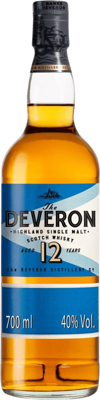 43,95 € Free Shipping | Whisky Single Malt Deveron Highlands United Kingdom 12 Years Bottle 70 cl