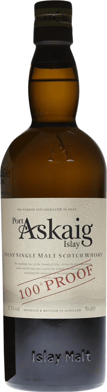 79,95 € Spedizione Gratuita | Whisky Single Malt Port Askaig 100º Proof Islay Regno Unito Bottiglia 70 cl