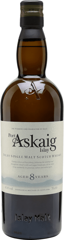 69,95 € Envío gratis | Whisky Single Malt Port Askaig Islay Reino Unido 8 Años Botella 70 cl