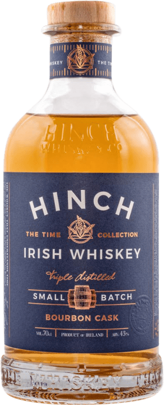 48,95 € Envio grátis | Whisky Blended Hinch Bourbon Cask Finish — Afinado em Barrica, Small Batch Reserva Irlanda 70 cl