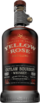 61,95 € Бесплатная доставка | Виски смешанные Yellow Rose Outlaw Резерв Соединенные Штаты бутылка 70 cl