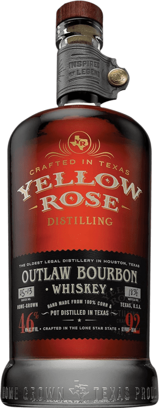 61,95 € Envoi gratuit | Blended Whisky Yellow Rose Outlaw Réserve États Unis Bouteille 70 cl