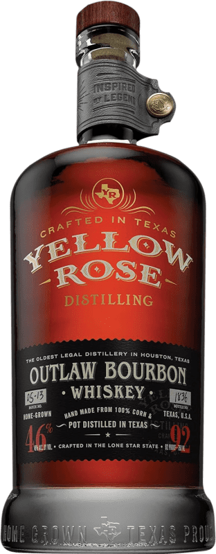 64,95 € Spedizione Gratuita | Whisky Bourbon Yellow Rose Outlaw Riserva stati Uniti Bottiglia 70 cl