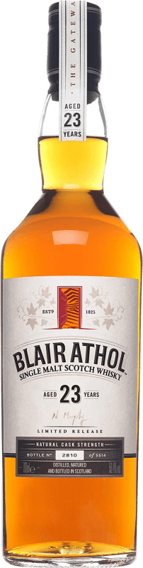 649,95 € Envio grátis | Whisky Single Malt Blair Athol Highlands Reino Unido 23 Anos Garrafa 70 cl