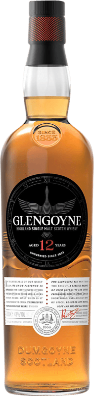64,95 € Envoi gratuit | Whisky Single Malt Glengoyne Highlands Royaume-Uni 12 Ans Bouteille 70 cl