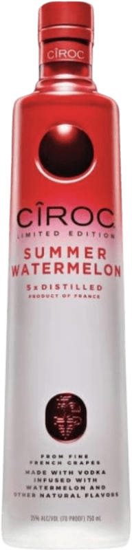 41,95 € 免费送货 | 伏特加 Cîroc Summer Watermelon 法国 瓶子 70 cl