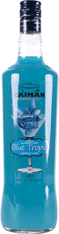 7,95 € Envio grátis | Xarope para Cocktail Antonio Nadal Caiman Blue — Edição Azul Espanha 1 L Blue Tropic Sem Álcool