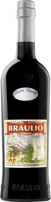 28,95 € Kostenloser Versand | Amaretto Braulio Reserve Italien Flasche 70 cl