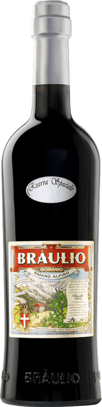 29,95 € Бесплатная доставка | Амаретто Braulio Резерв Италия бутылка 70 cl