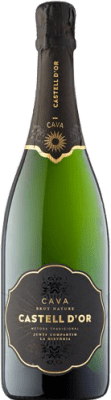 10,95 € 免费送货 | 白起泡酒 Castell d'Or Brut Nature — 天然干型起泡酒 D.O. Cava 加泰罗尼亚 西班牙 Macabeo — 马卡贝奥, Xarel·lo — 哈雷洛, Parellada — 帕雷利亚达 75 cl