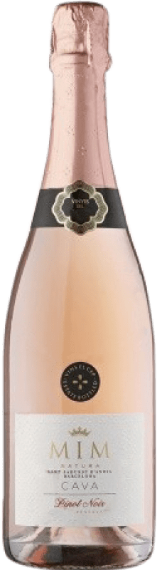 43,95 € Envío gratis | Espumoso Rosado El Cep MiM Natura Brut Reserva D.O. Cava Cataluña España Pinot Negro Botella Magnum 1,5 L