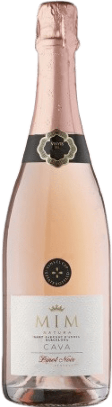 25,95 € Free Shipping | Rosé sparkling El Cep MiM Natura Rosat Brut Reserve D.O. Cava Catalonia Spain Pinot Black Magnum Bottle 1,5 L