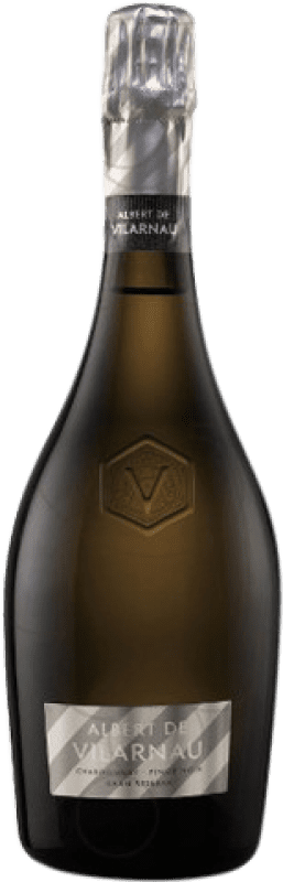 32,95 € Envio grátis | Espumante Branco Vilarnau Albert de Vilarnau Chardonnay Pinot Noir Brut — Bruto Grande Reserva D.O. Cava Catalunha Espanha Pinot Noir, Chardonnay 75 cl