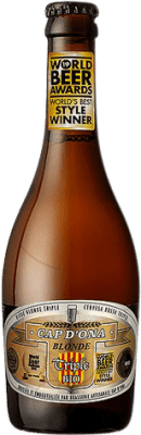 3,95 € Spedizione Gratuita | Birra Apats Cap d'Ona Blonde — Bionda, Triple Malt Francia Bio — Ecologico Bottiglietta Terzo 33 cl