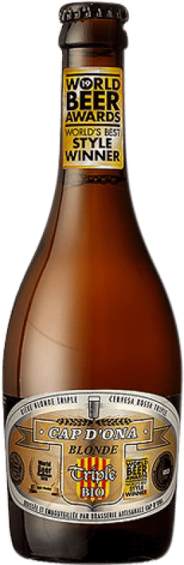 3,95 € Envoi gratuit | Bière Apats Cap d'Ona Blonde, Triple Malt France Bio — Écologique Bouteille Tiers 33 cl