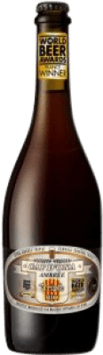 3,95 € Spedizione Gratuita | Birra Apats Cap d'Ona Ambrée — Ambrata, Triple Malt Francia Bio — Ecologico Bottiglietta Terzo 33 cl